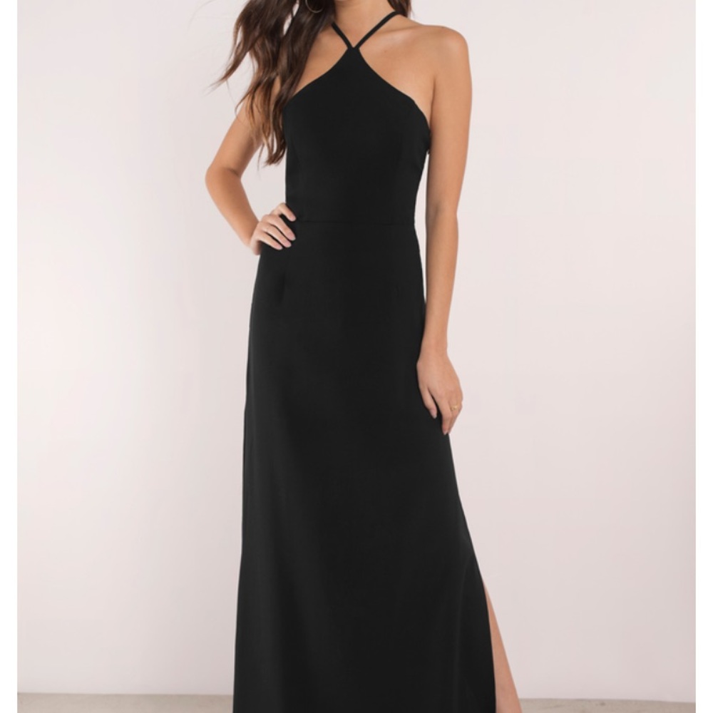 Uptown Girl Black Maxi Dress